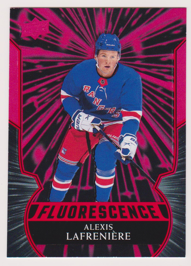 (image for) 2020-21 Upper Deck Fluorescence Red #F11 Alexis Lafreniere